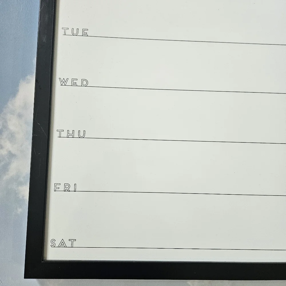 Kitchen White Board Weekly Checklist Board Kitchen, Office, House Planner, Clean